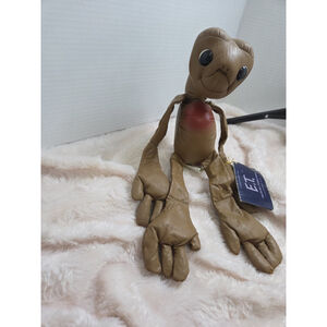 E.T. Extraterrestrial 1980's Plush Doll Leather Kamar Inc 1982 Vintage Rare